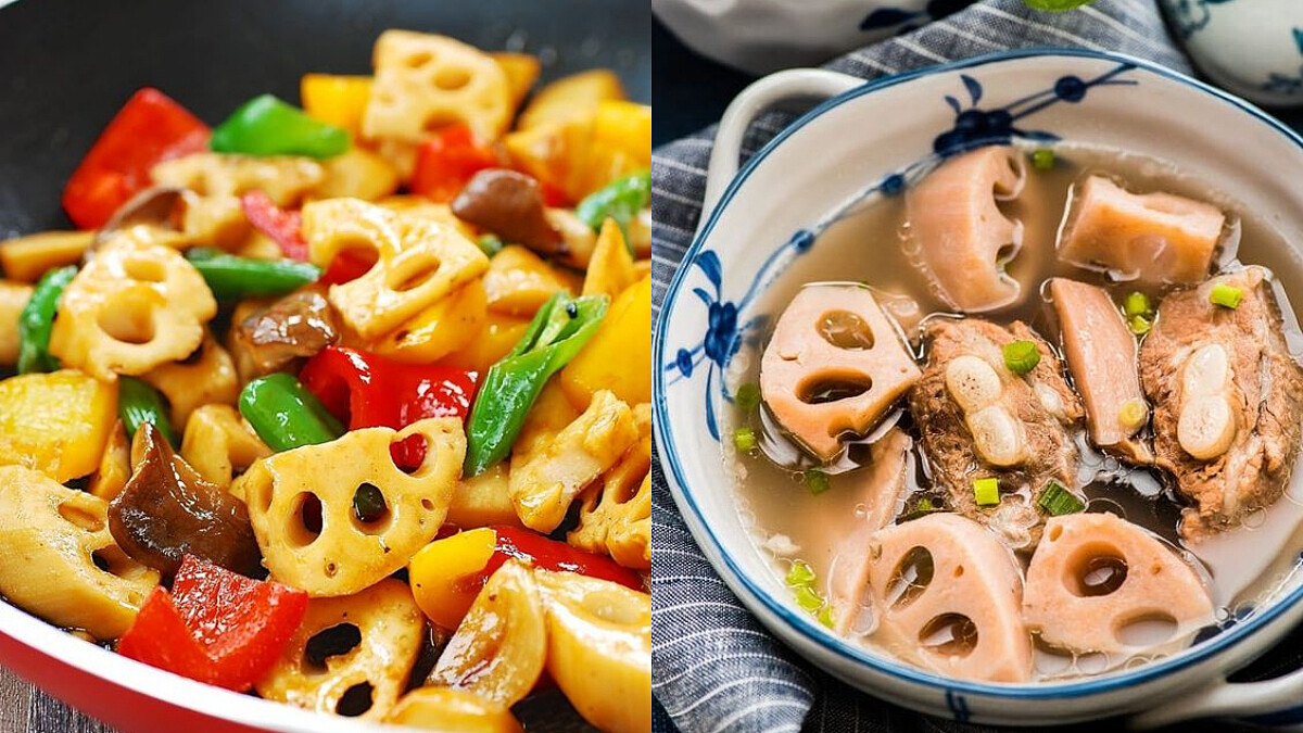 3道降火蓮藕低脂料理食譜來了!椒香藕片/蓮藕胡蘿蔔炒木耳/養生蓮藕湯