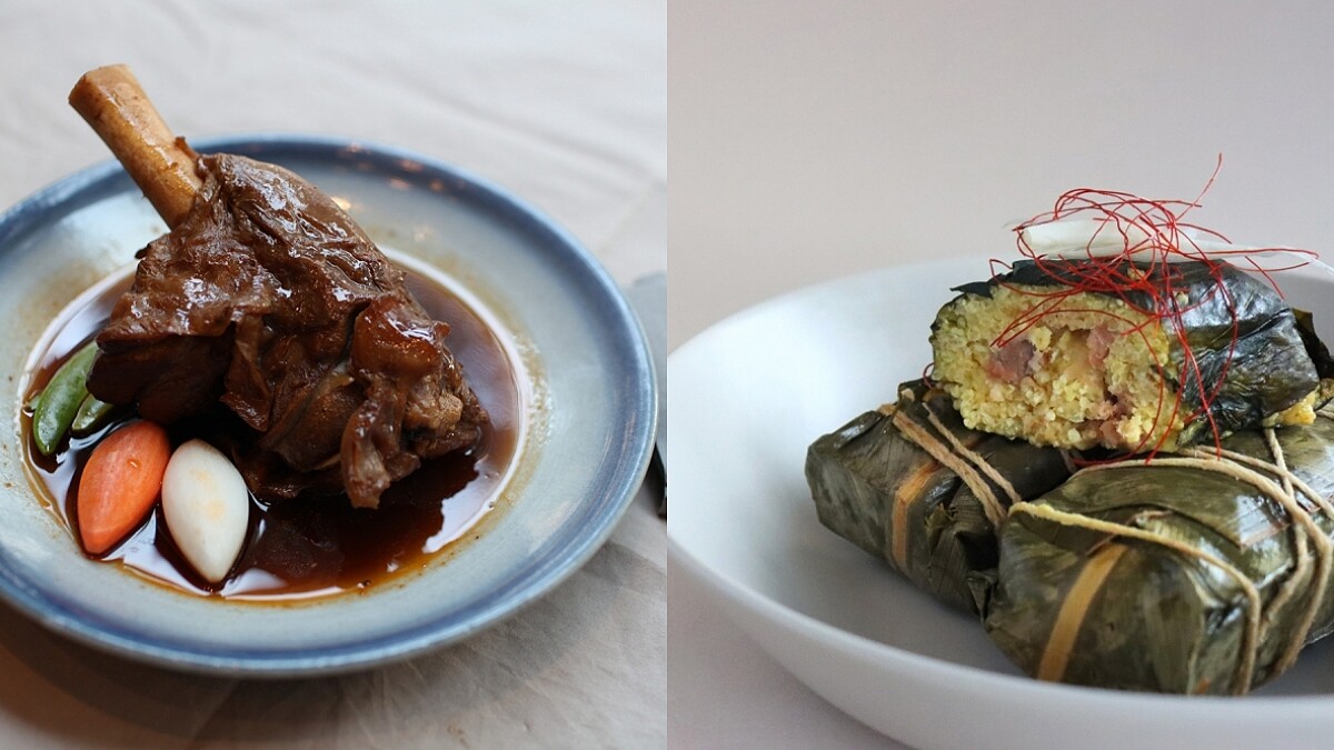 老滷燉牛膝、阿拜小米粽