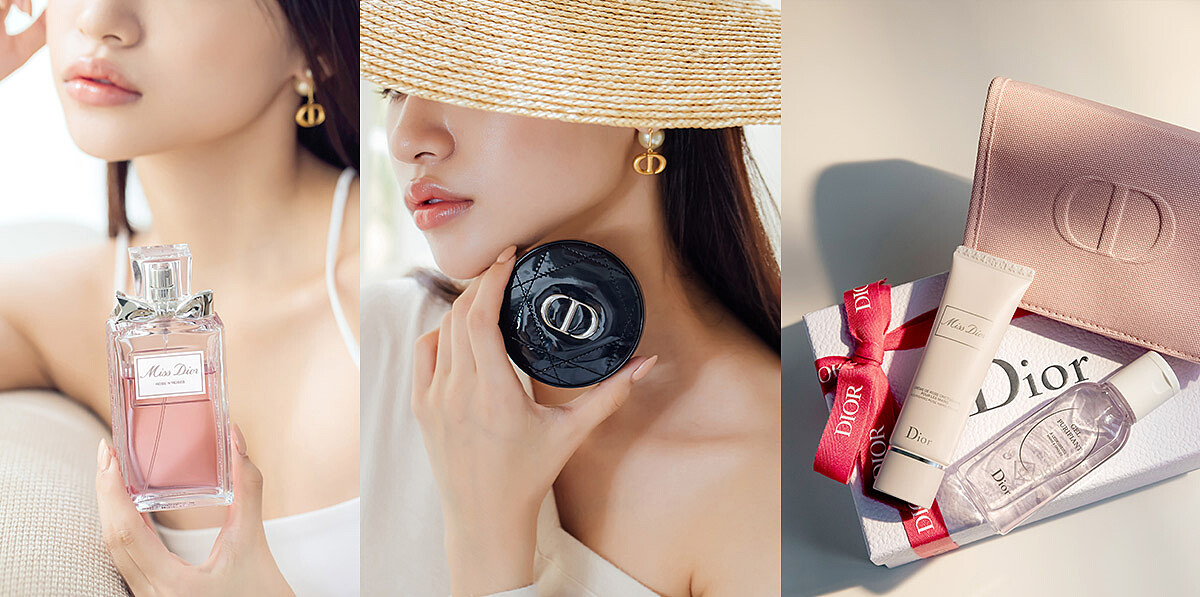 愛她就要把她喜歡的都買好！迪奧情人節最貼心，Miss Dior香氛、氣墊粉餅…浪漫七夕包裝台灣官網一鍵下訂直送
