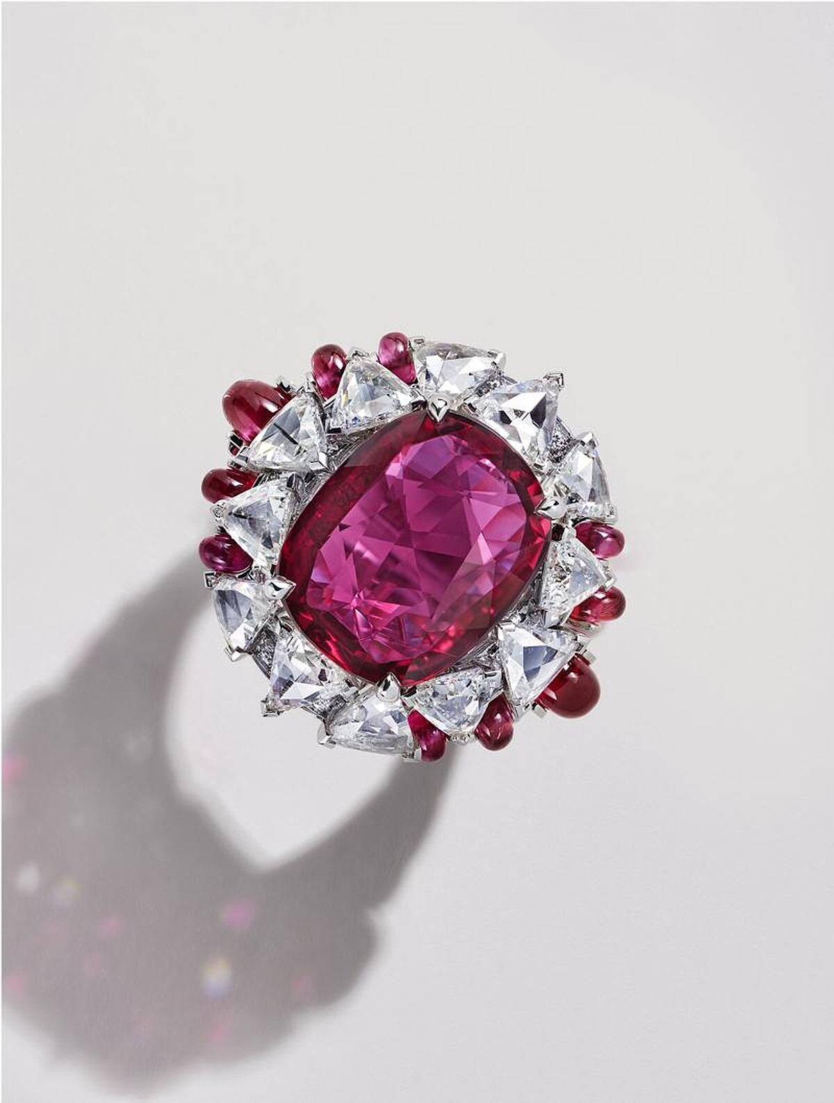 Phaan 紅寶石與鑽石戒指