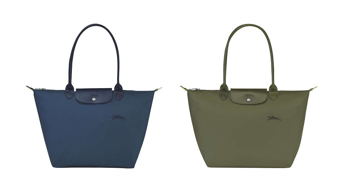 Le Pliage&reg; Green系列 肩揹袋 L (海洋藍、森林綠)，建議售價NT4,900