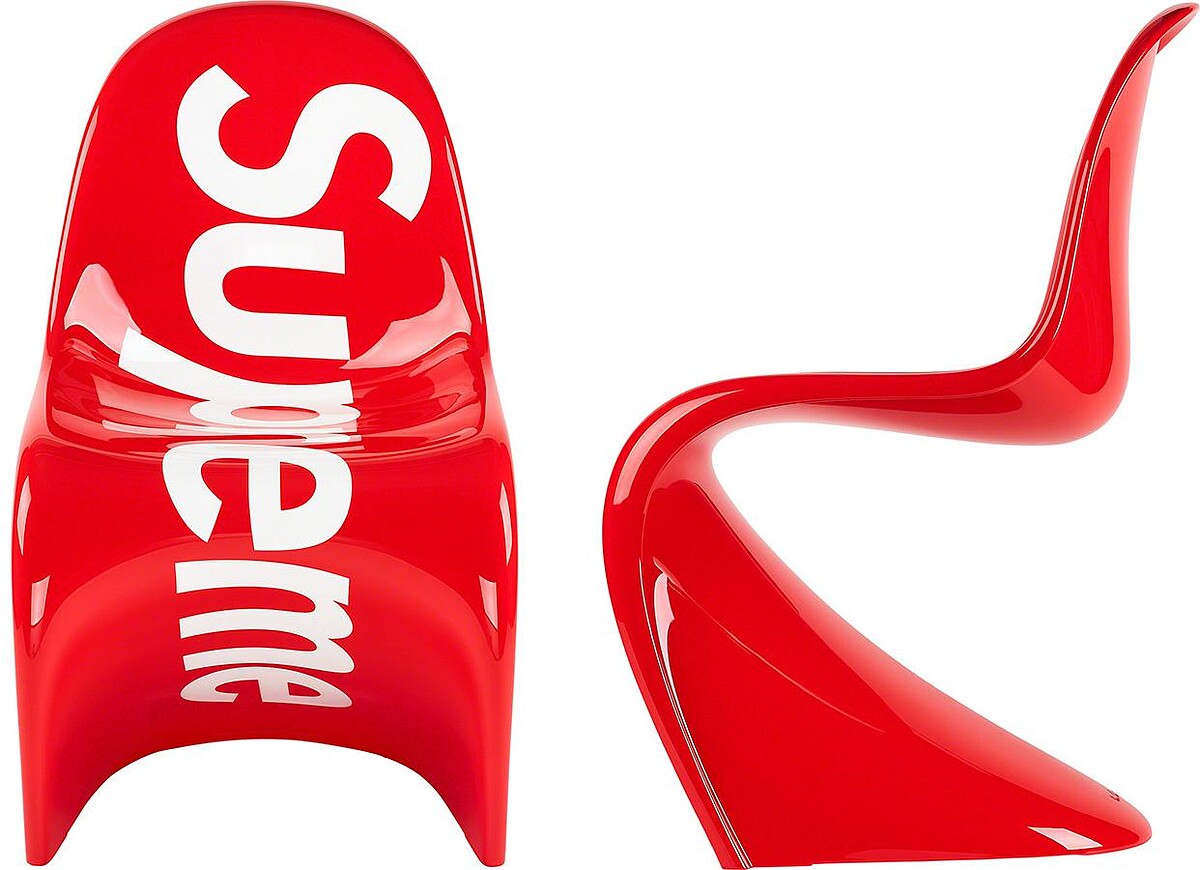 Panton Chair 與 Supreme 聯名。