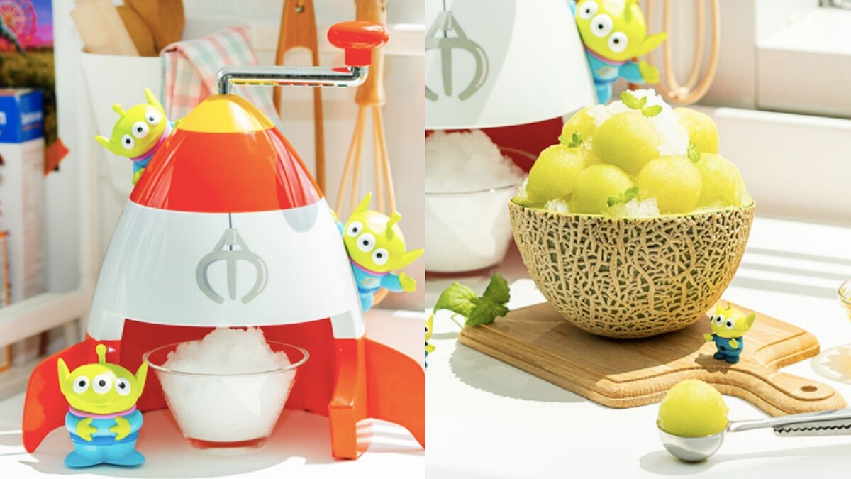 荷包發抖中！10X10推「三眼怪刨冰機」神還原火箭造型，上面還有三眼怪立體公仔超療癒