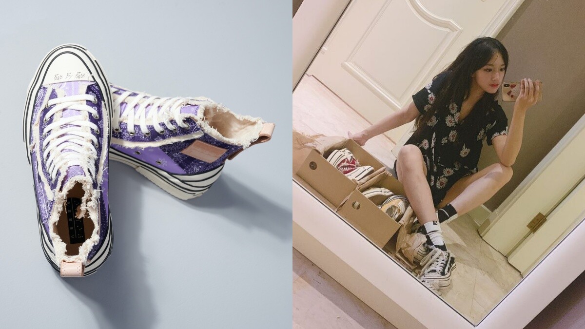 《你微笑時很美》程瀟私服穿搭超愛穿!吳建豪品牌xVESSEL第二波聯名來襲,解構帆布鞋換上丁香紫色(附販售地點、售價)
