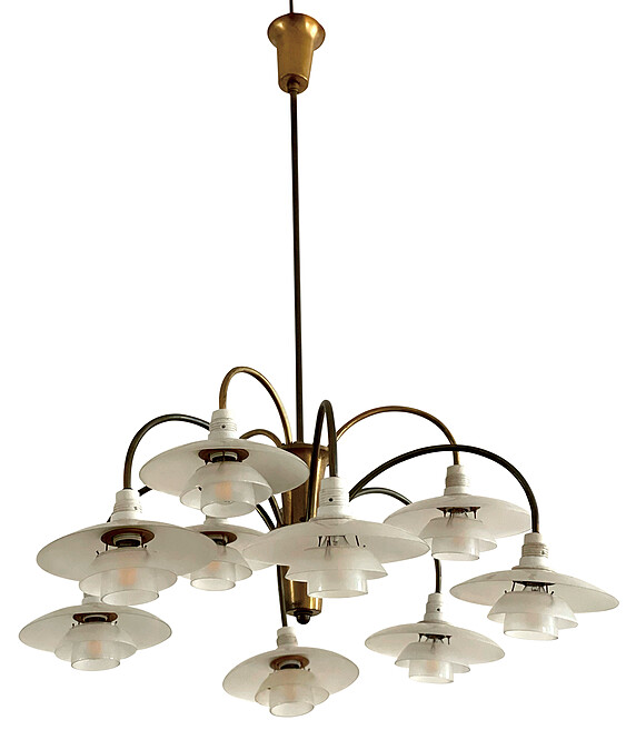 PH-2/1 Cascade chandelier 吊燈。