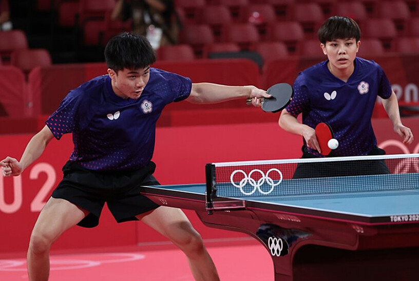 桌球混雙林昀儒、鄭怡靜2021東京奧運順利奪銅牌