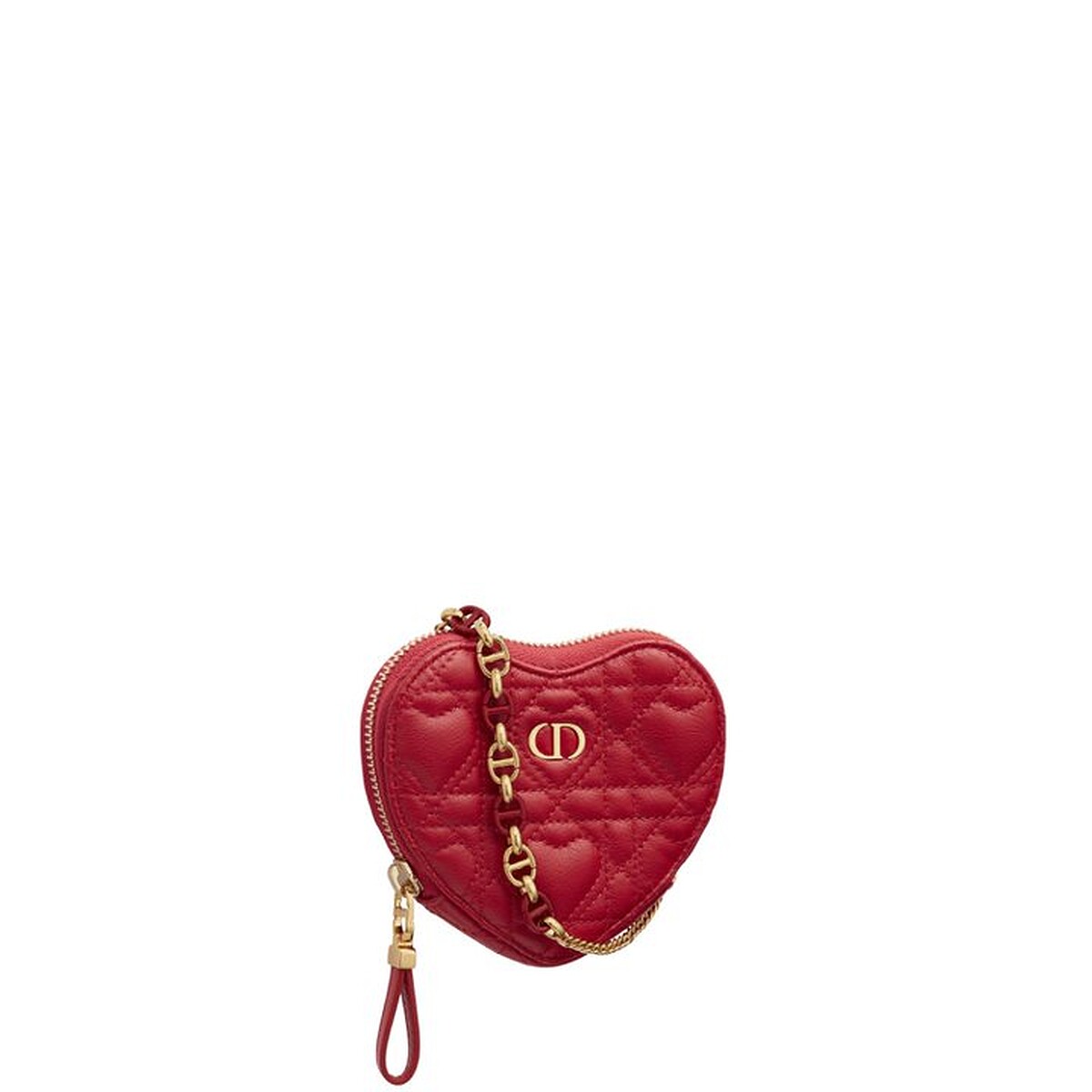Dior Caro 愛心絎縫鍊帶包，價格店洽。