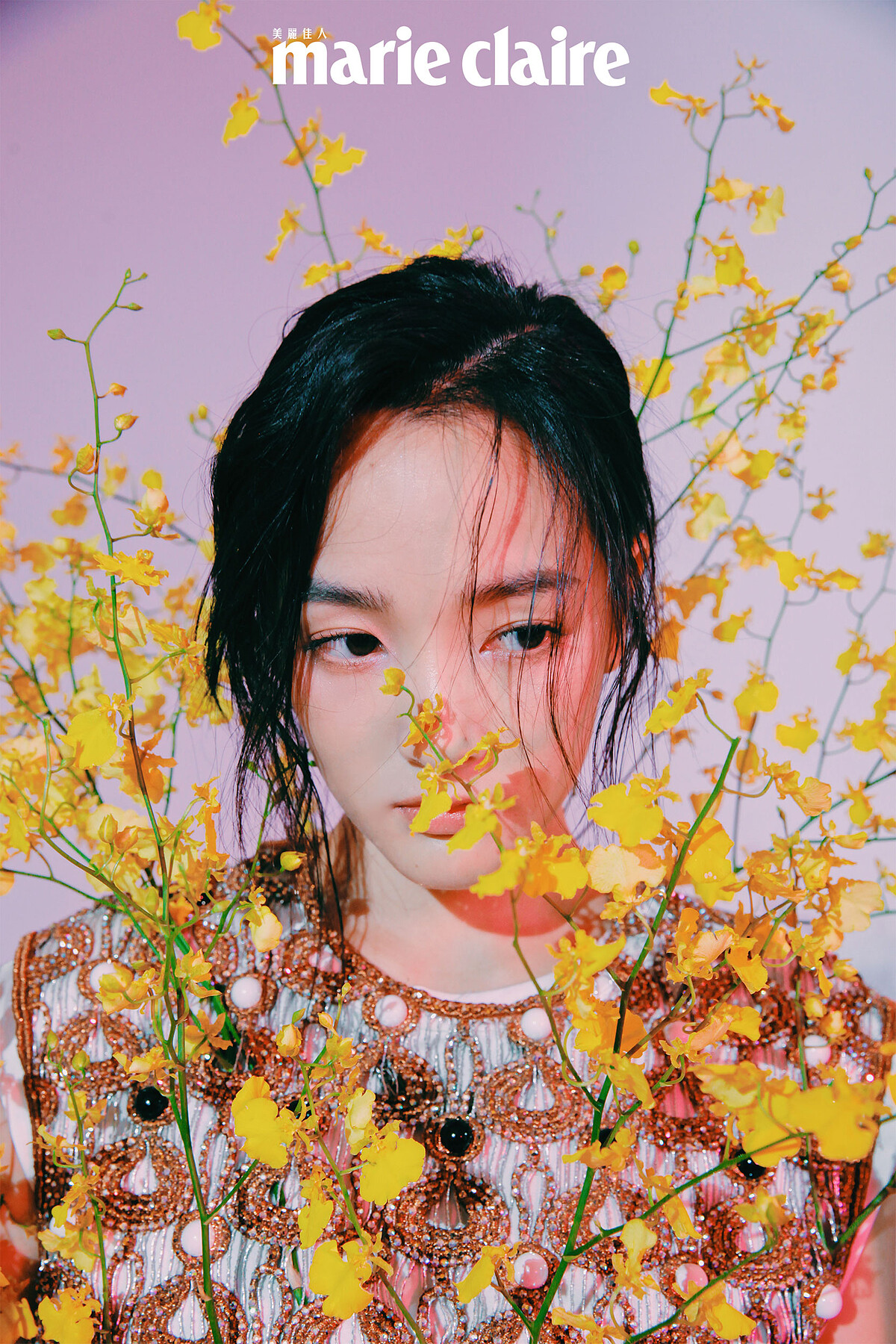 珠繡與亮片鑲嵌洋裝，Louis Vuitton