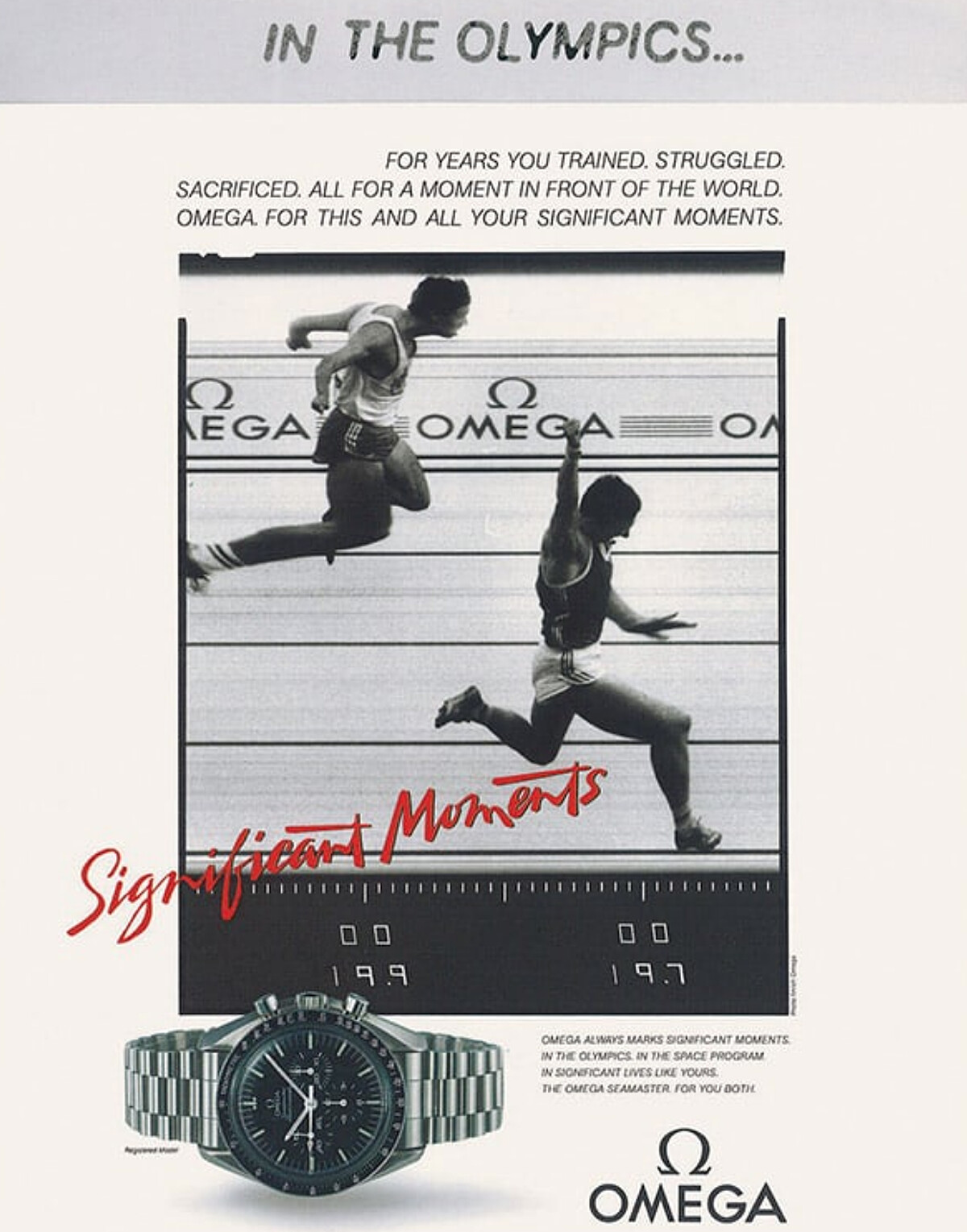 歐米茄Omega過往的奧運廣告
