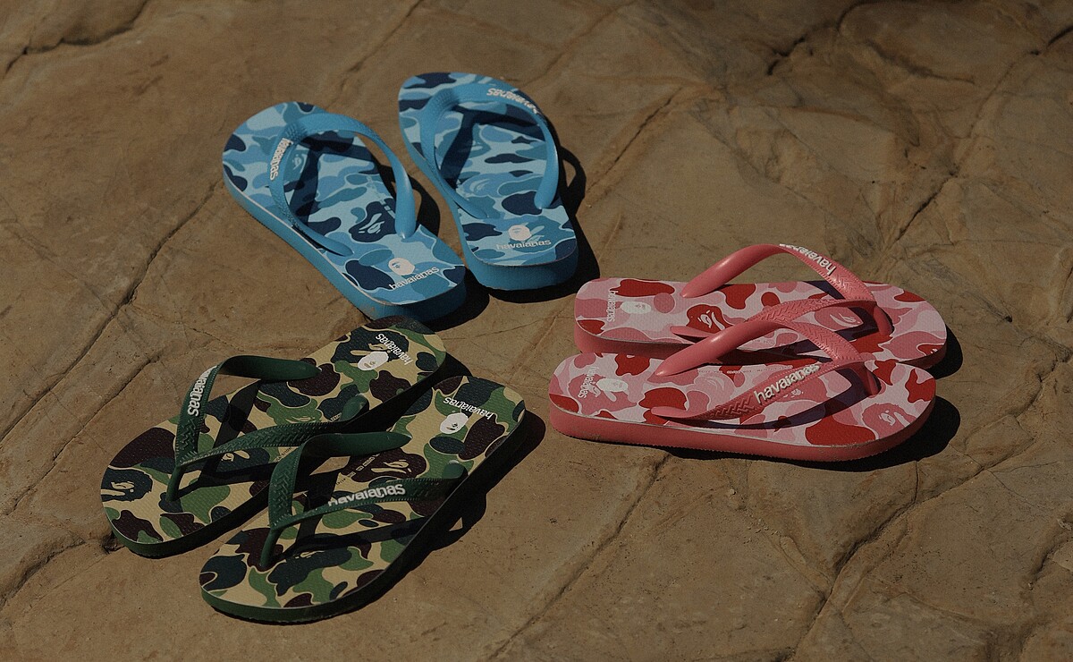 Havaianas X A BATHING APE&reg; 聯名系列