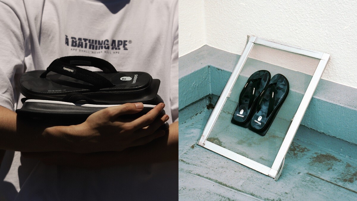 Havaianas X A BATHING APE&reg; Tradi Zori聯名系列，NT3,680