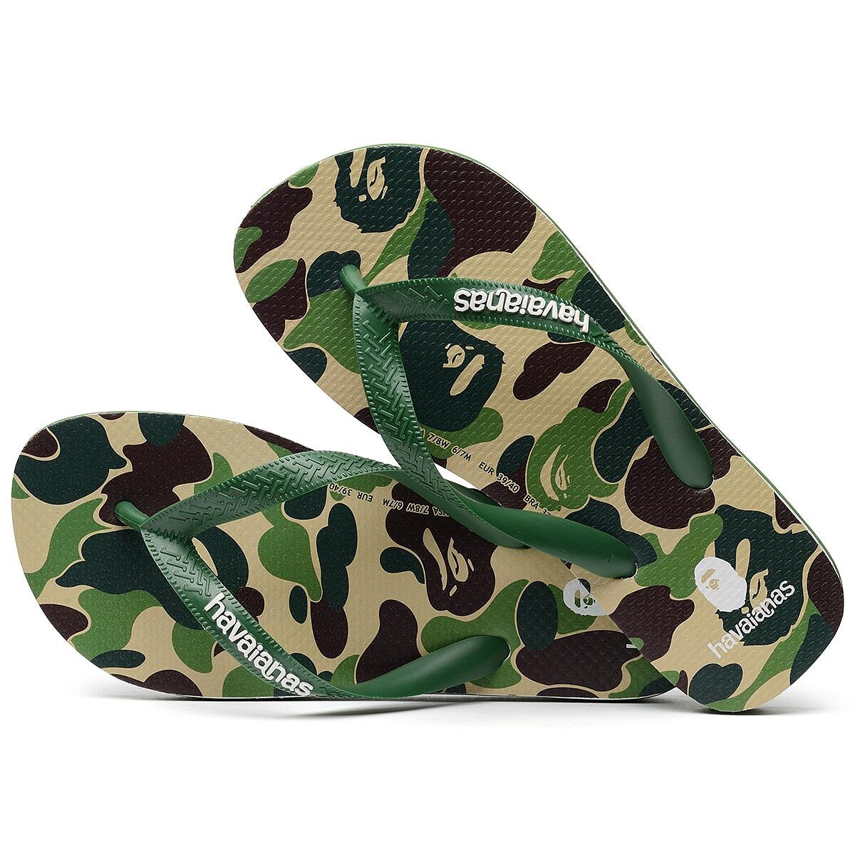 Havaianas X A BATHING APE&reg; TOP聯名系列，NT1,680