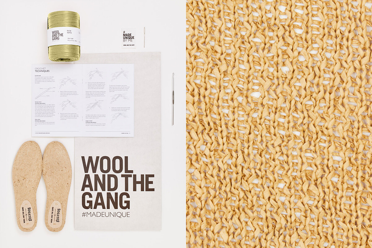 材料包內容與線材編織面細節。