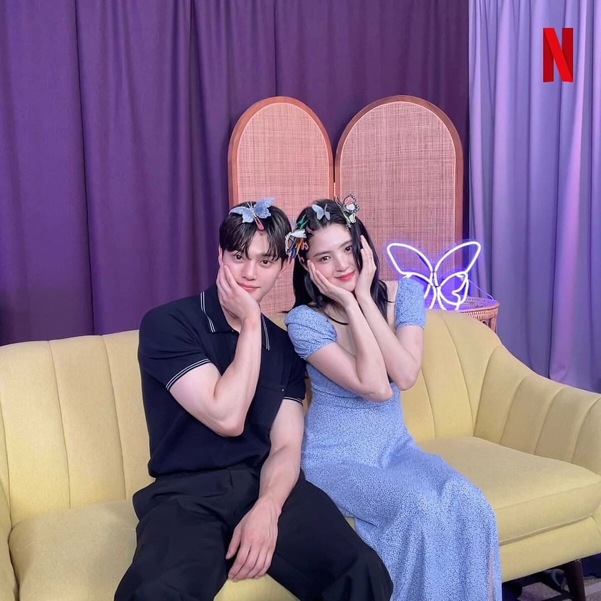  《無法抗拒的他》互動甜！「太平洋寬肩」宋江 狂撩，韓韶禧 追星成功演女主！