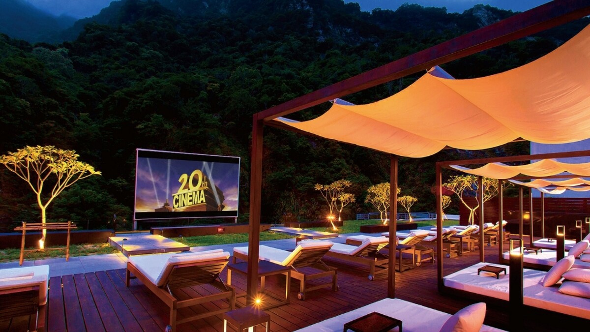 太魯閣晶英酒店擁有全台唯一「峽谷星空電影院」