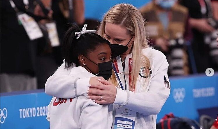 ▲▼拜爾絲十分感謝隊友相挺。(圖/翻攝自Simone Biles IG)