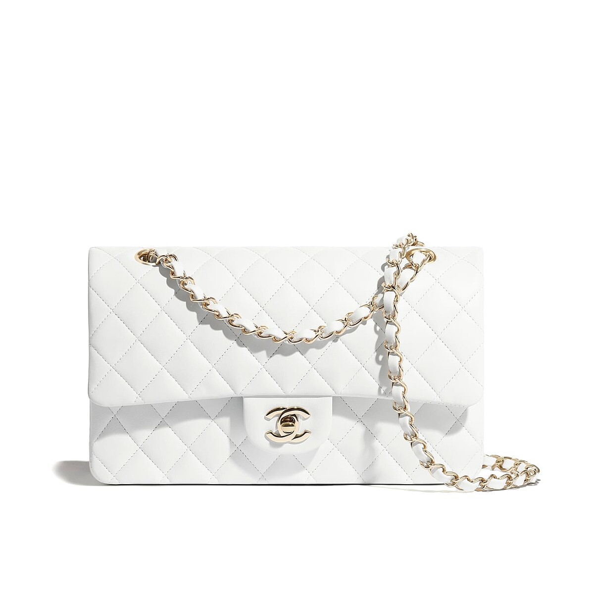 Chanel 11.12小羊皮經典口蓋包，NT242,700