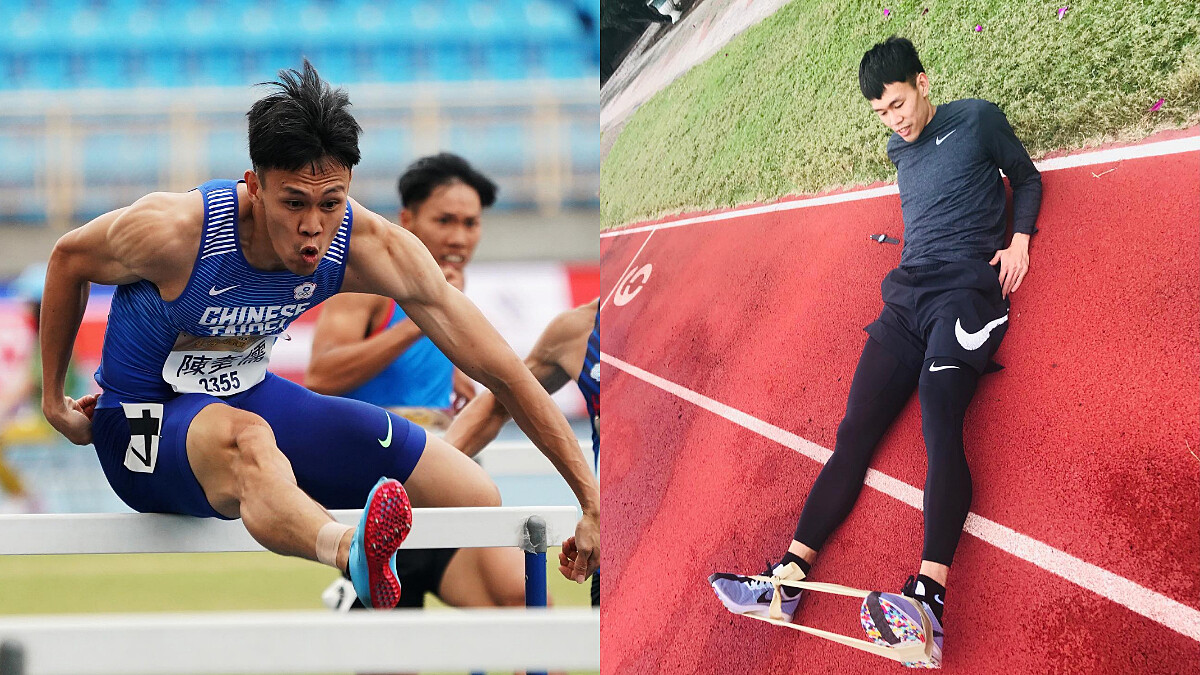 陳奎儒台灣欄神首度踏上奧運盛典！曾經歷嚴重傷勢，田徑男神勵志金句：「沒有跨不過的障礙、沒有創造不了的歷史。」