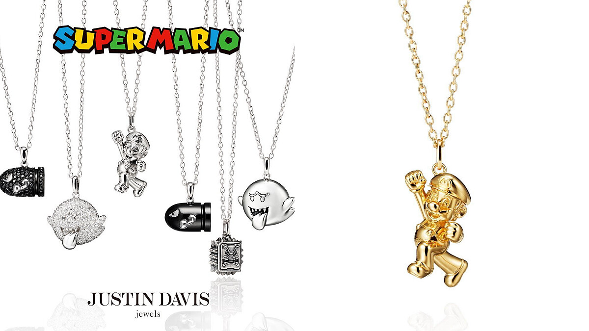 呼叫超級瑪利歐狂粉！Super Mario X Justin Davis推出超可愛聯名項鍊，4款電動角色墜飾、角色名稱帶你認識