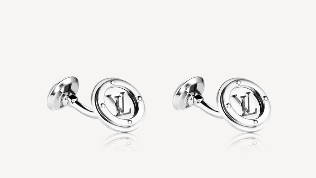 Travel Key LV Circle 袖扣，售價NT$15,100&nbsp;