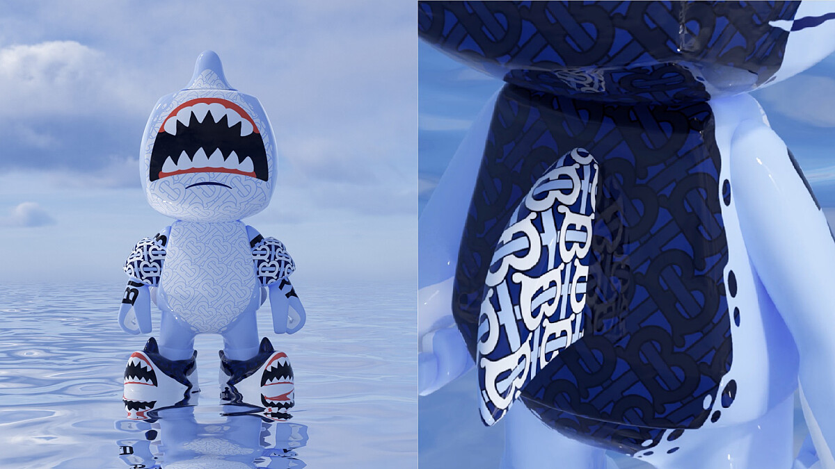 Burberry進軍NFT精品世界！聯手《Blankos：街區派對》，推出限量軟萌TB印花鯊魚NFT角色Sharky B
