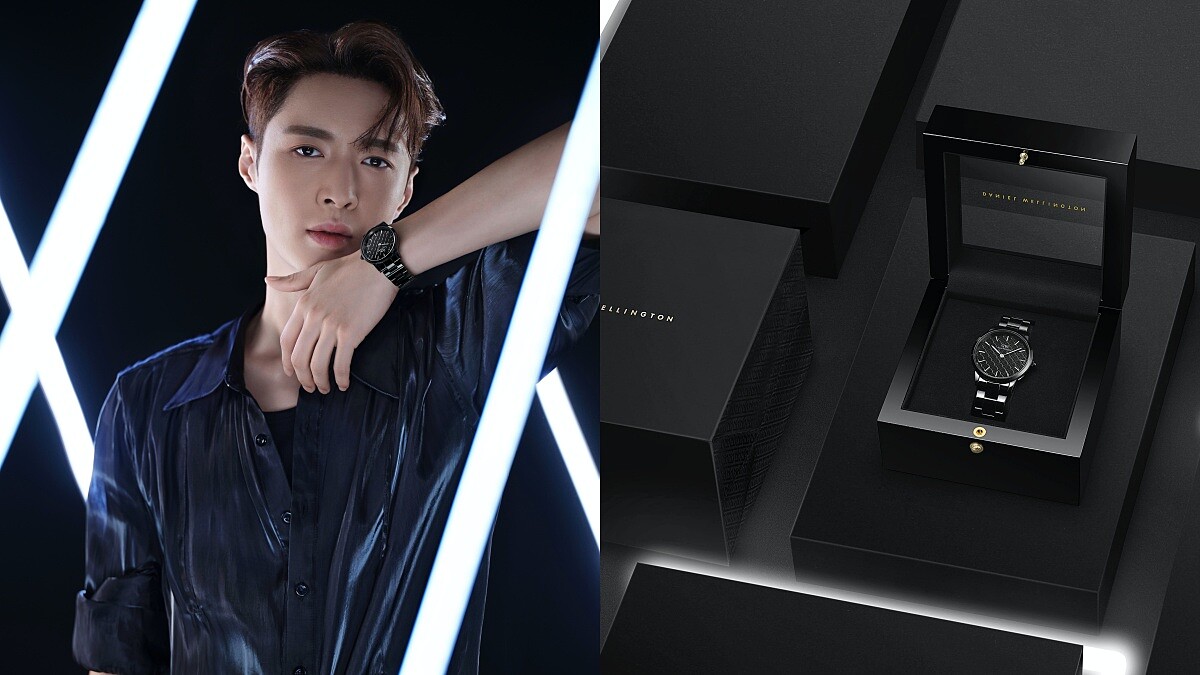 DW攜手代言人張藝興打造「拾光」聯名腕錶！經典黑瓷錶結合張藝興標誌、獨家禮盒包裝、限量海報…貝殼們務必收藏