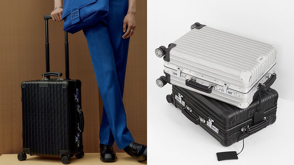 Fendi X RIMOWA聯名行李箱無預警上架！黑銀兩大配色、FF老花圖案、細緻皮革提把…重點是台灣就能買到