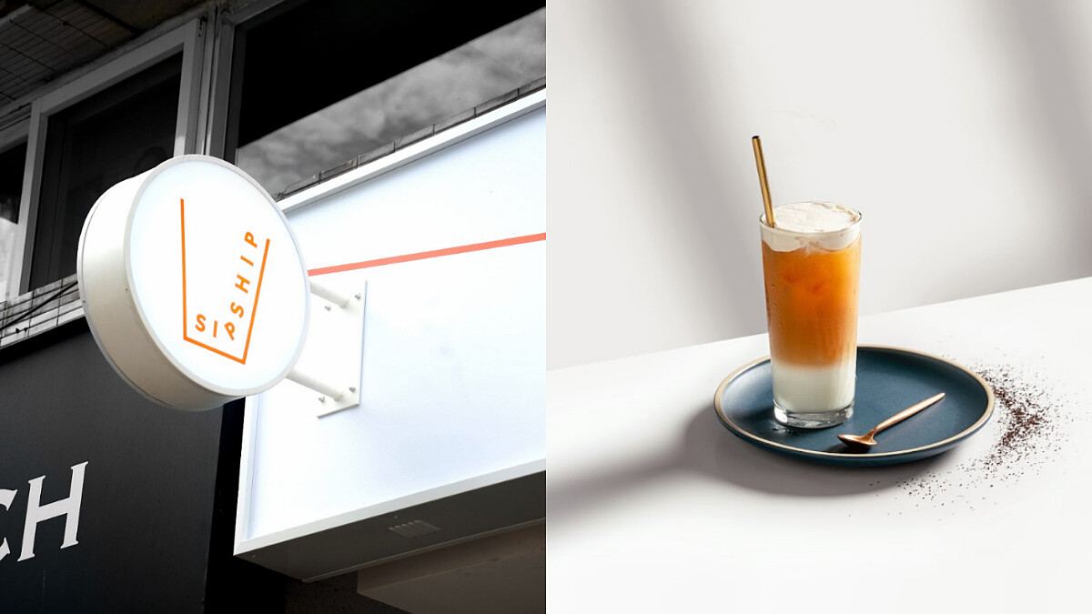 《SIPSHIP緒緒》全新純白系手搖品牌！位於台北大安區，招牌「頂級莊園紅茶」、「小農重乳拿鐵」網美必喝