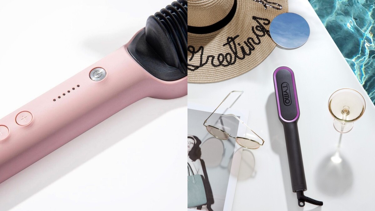 TYMO RING 防燙負離子直髮梳 按鍵設計（左）