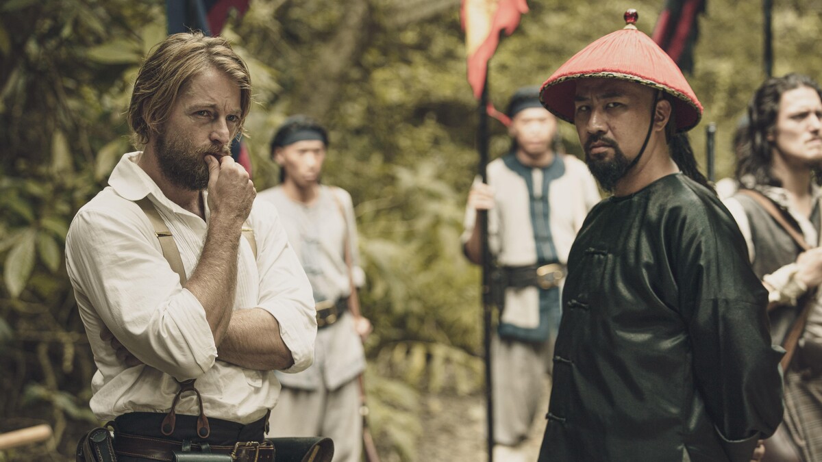 《斯卡羅》法比歐（左）與黃健瑋（右）首次同台飆戲，殺青最感念導演與劇組人員的辛苦付出