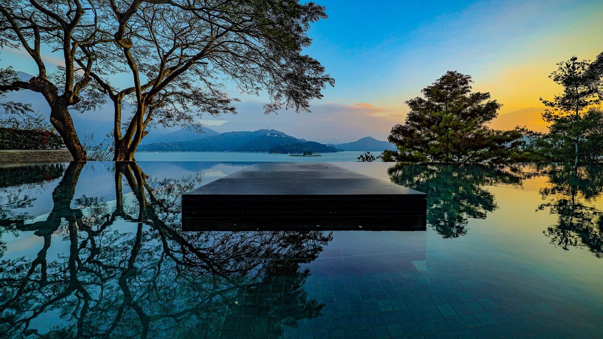 日月潭涵碧樓泳池