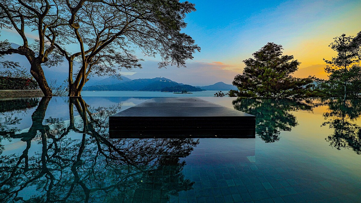 日月潭涵碧樓泳池