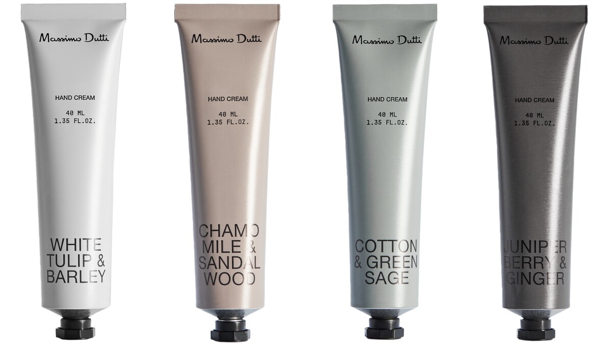 金屬管身黑色瓶蓋的Massimo Dutti護手霜40ml,NT390