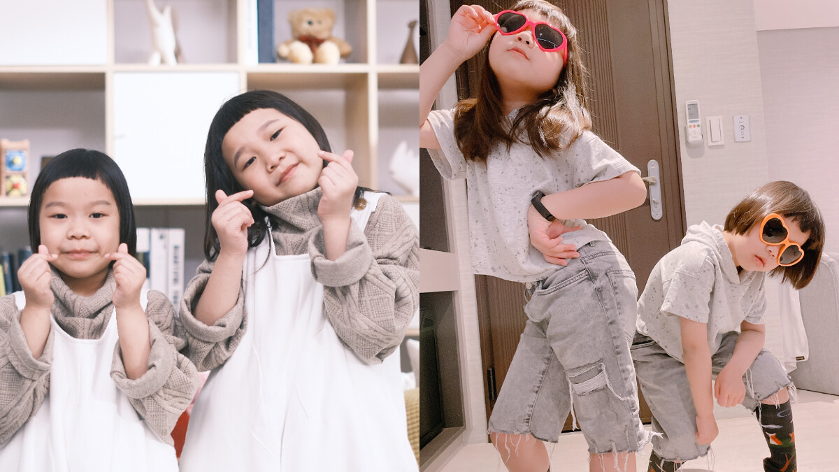 集才華、喜感、搞怪於一身！8歲胖球 &amp;amp; 6歲斯拉姐妹花：最愛一家人在一起