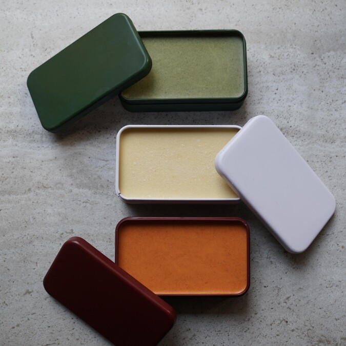 （上到下）「昆布鹽奶油」「發酵豆腐奶油」「微辣奶油」