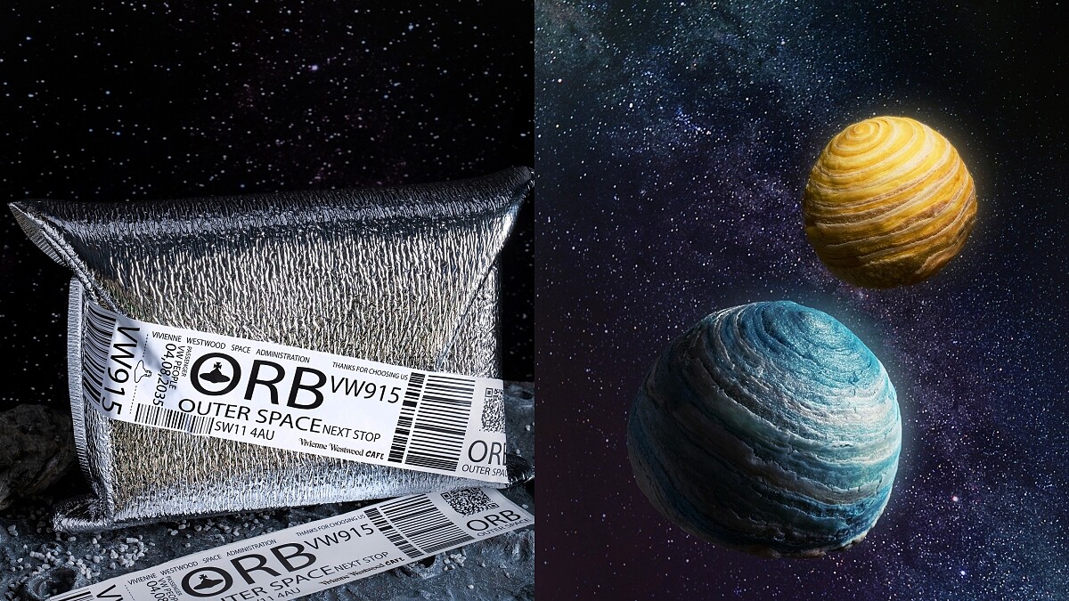 Vivienne Westwood Cafe開賣銀河系中秋節禮盒！招牌土星環變身「星球酥」，未來感設計宛如太空包裹