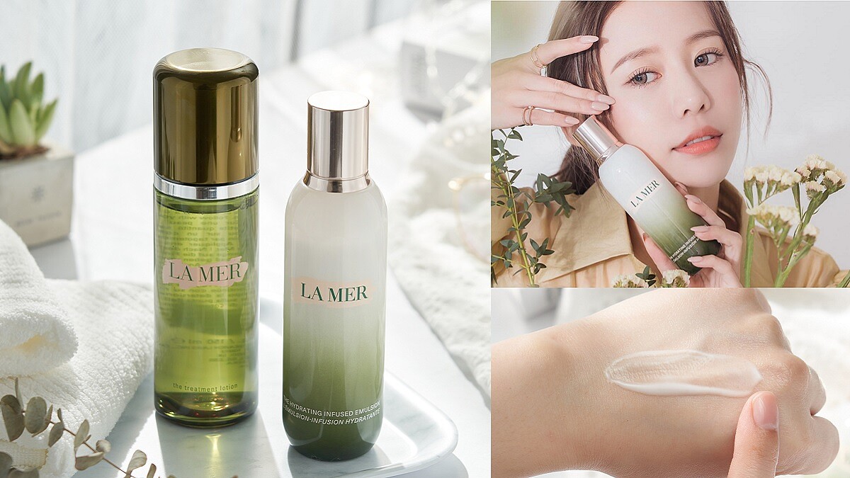 La Mer重量級新品亮相！收服男神李棟旭、人氣網紅紀卜心、大饅大力的「無重力綠精靈」，無重力超微滲透乳質地，肌膚秒亮爆水光啊！