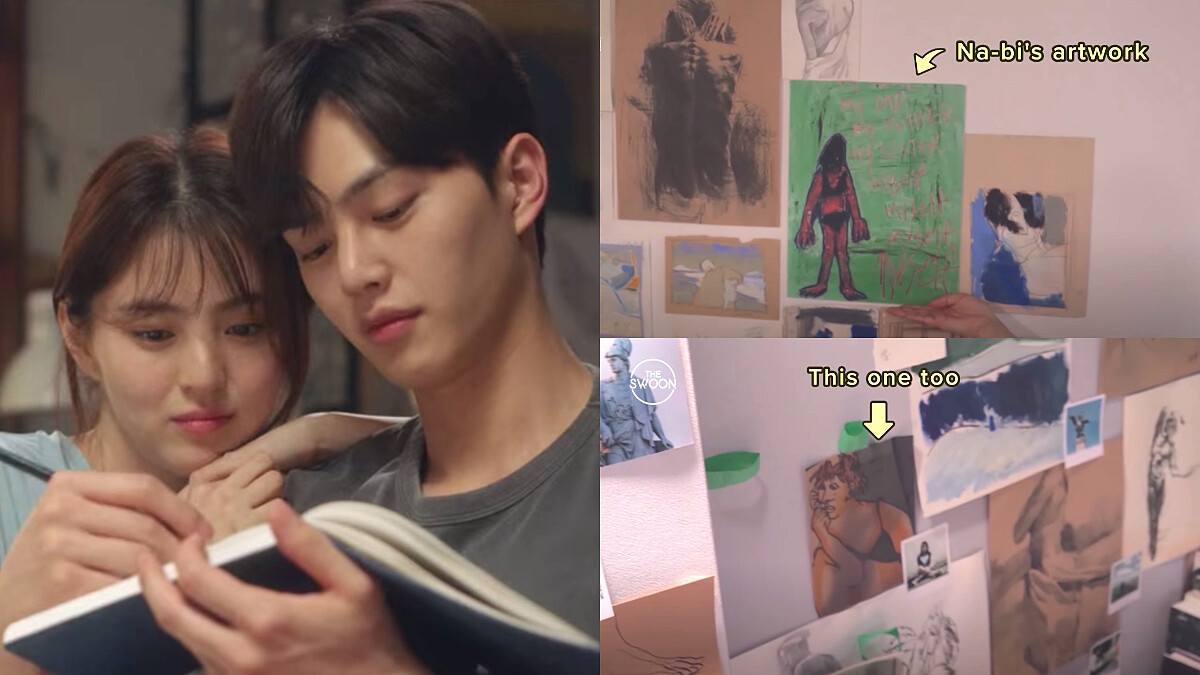 《無法抗拒的他》宋江、韓韶禧 結局倒數三角關係白熱化!劉娜比 房間裡的畫作竟然都是 韓韶禧 的親手創作!