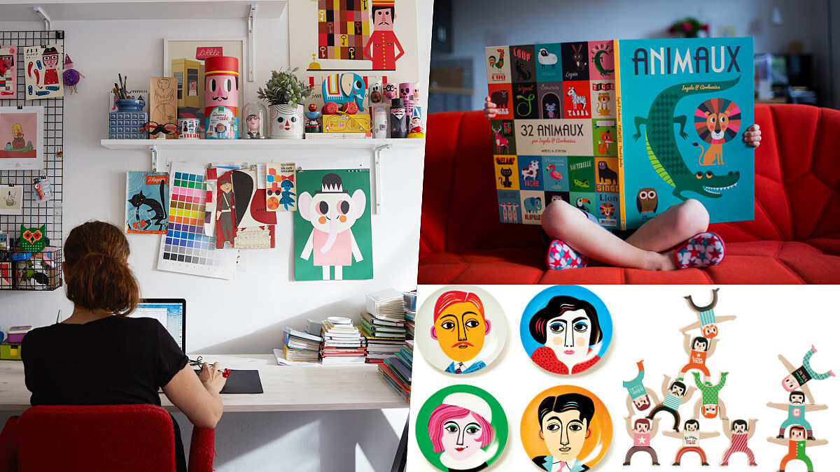 瑞典插畫家 Ingela P. Arrhenius 可愛迷人的設計，就連大人也都會為之瘋狂的彩色世界