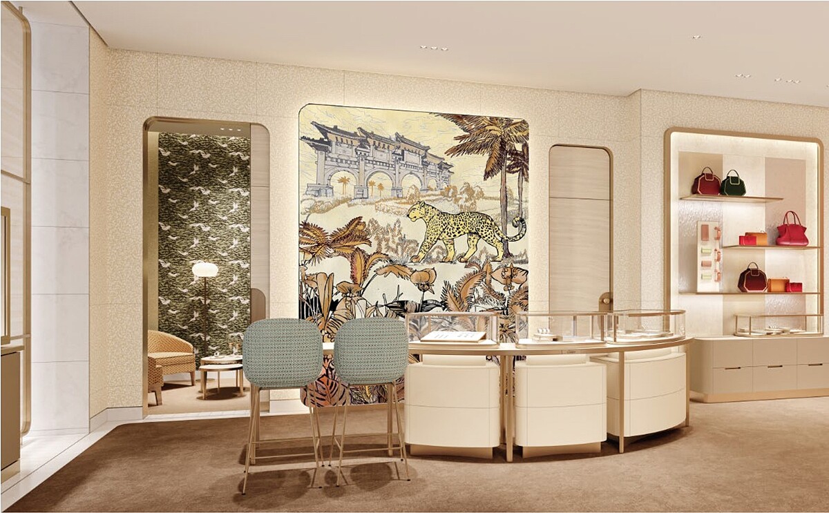 Cartier卡地亞SOGO復興館概念店細節特色