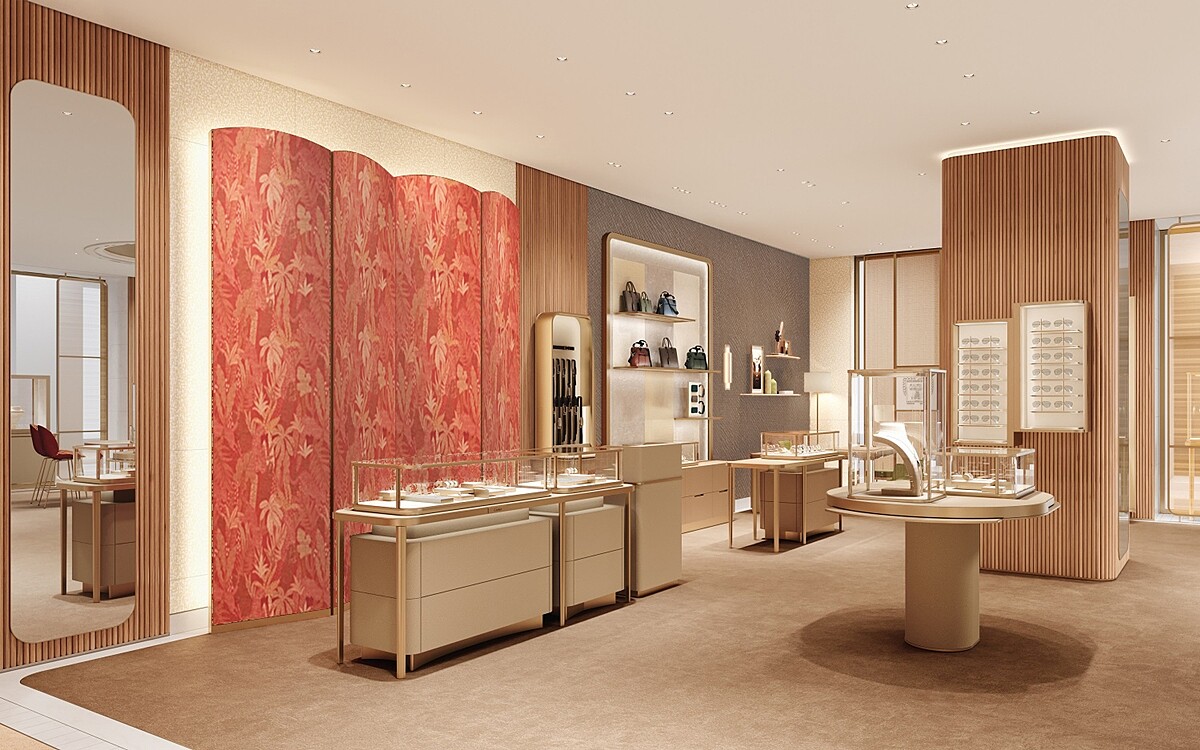 Cartier卡地亞SOGO復興館概念店細節特色