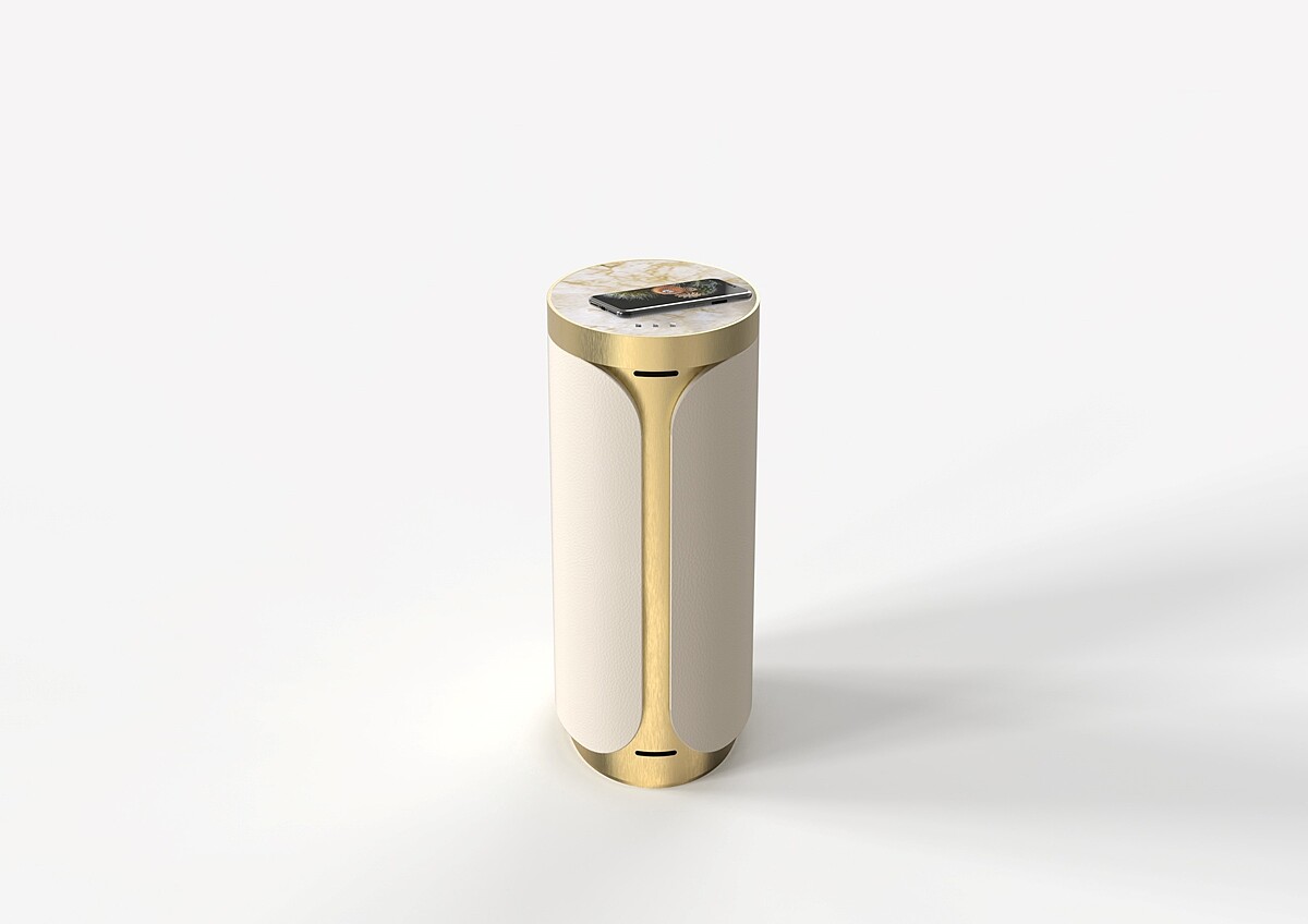 TAIPEI SOGO BR4專賣店_貼心訂製的行動充電裝置小圓桌供貴賓使用