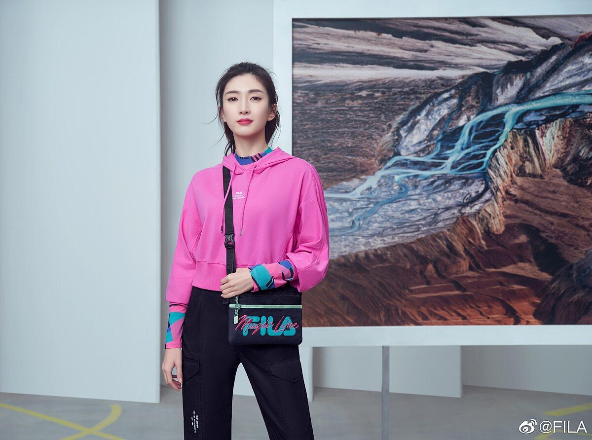 Fila代言人 江疏影