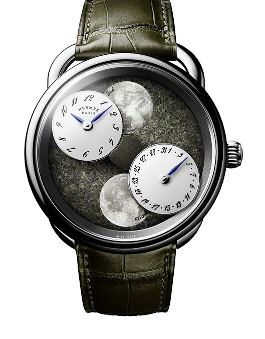 Hermès Arceau L’Heure De La Lune 月讀時光腕錶