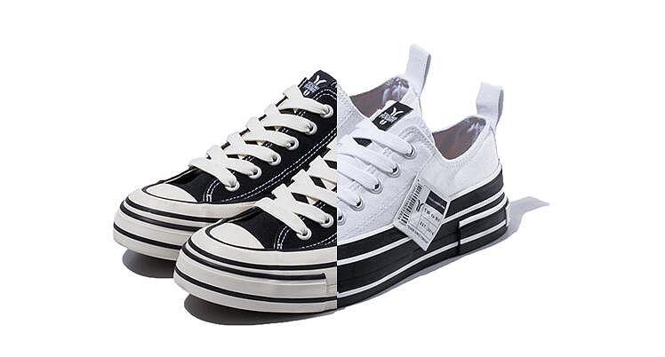 錯位拚接設計中底＋多色帆布鞋面＋ＭＩＴ的好品質，勢必將造成一股搶購風潮！