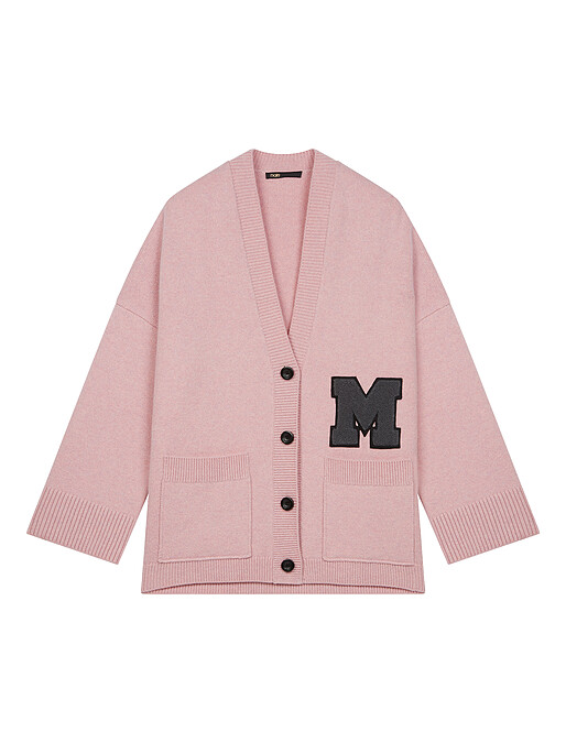 Maje 毛料V領外套，NT13,680。