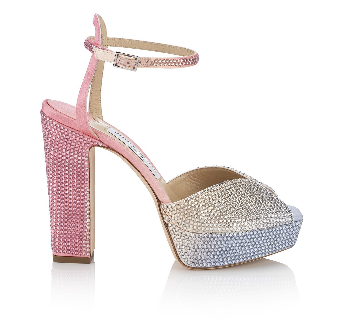 Jimmy Choo 鑽飾高跟鞋,價格店洽。