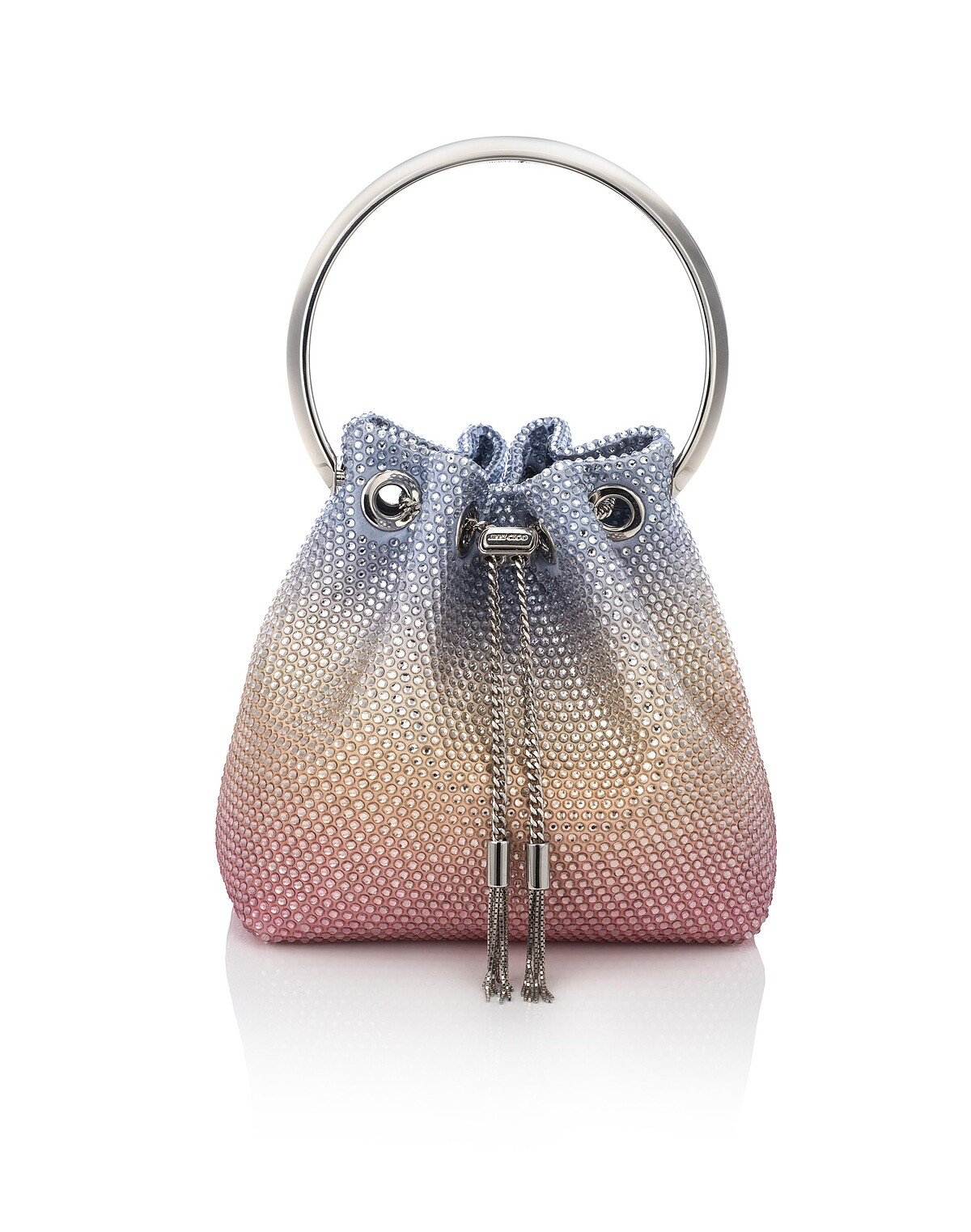 Jimmy Choo 漸變色水桶包,價格店洽。