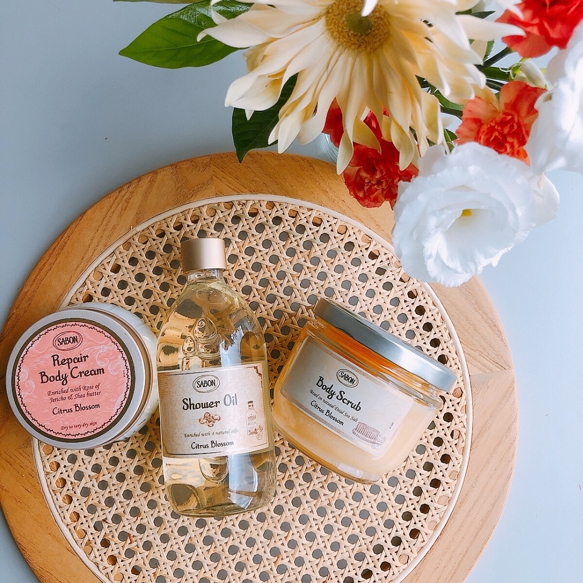 SABON橙花漫舞系列明星三部曲