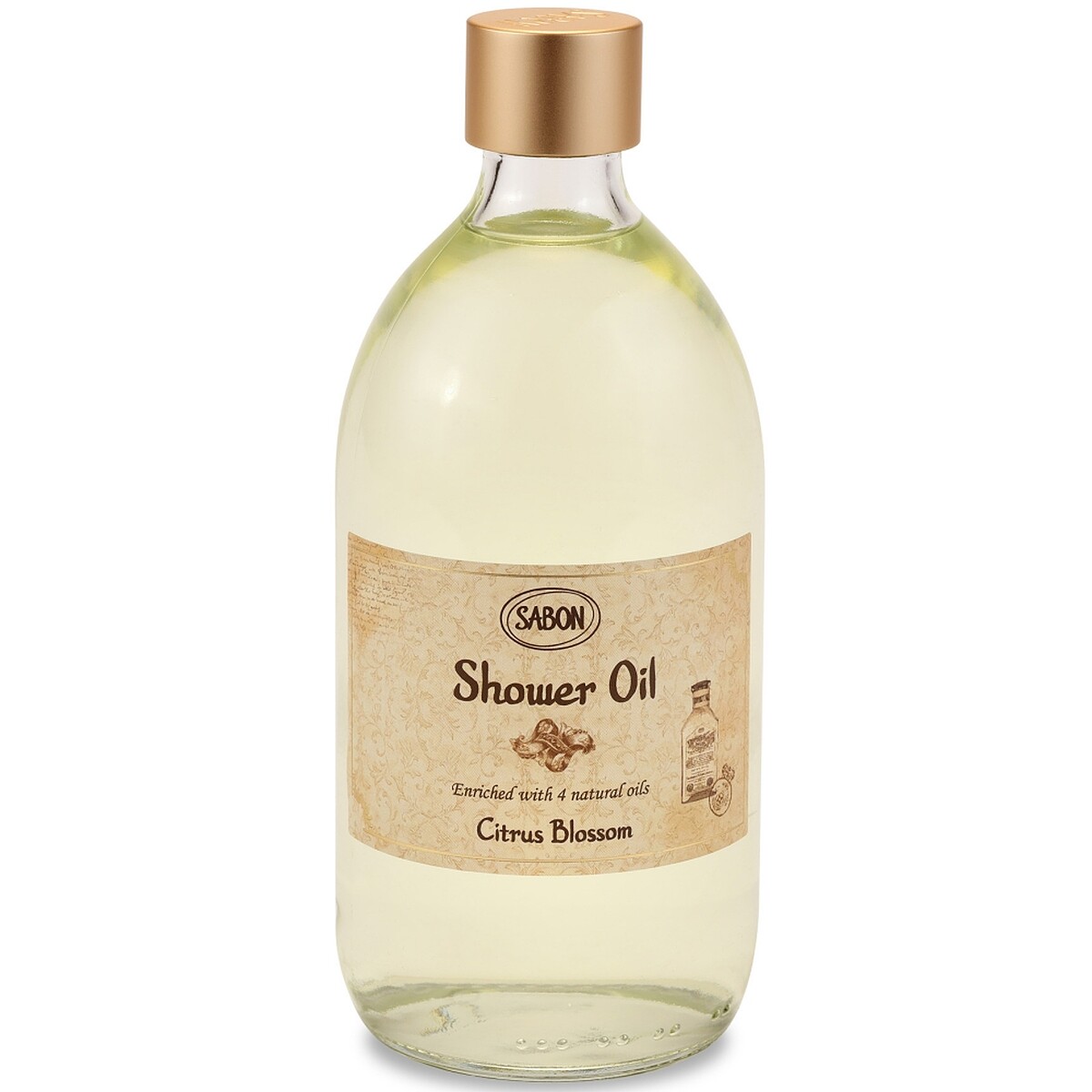 SABON橙花漫舞沐浴油500ml，NT1,280、300ml，NT980